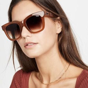 Quay Women's After Hours Sunglasses, Toffee/Brown Fade Lens